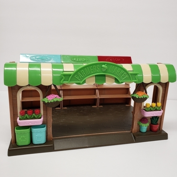 Lil Woodzeez Farmers Market Playset Toy - Picture 4 of 7